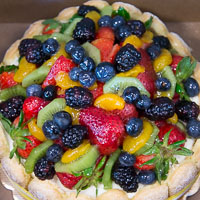 Fruit tart photo